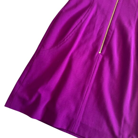 TAHARI Purple Fuchsia Short Sleeve Dress Size 0P - Picture 7 of 8